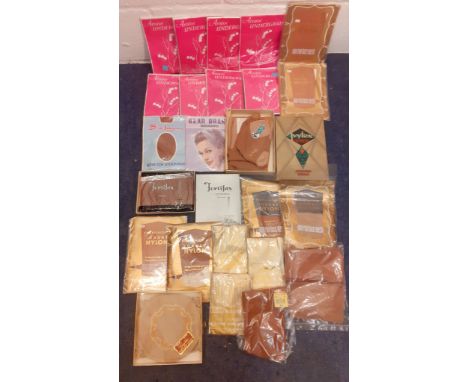 A quantity of vintage stockings to include Grace &amp; Charm Ivytex silk examples in original packaging, Fortifax fine gauge 