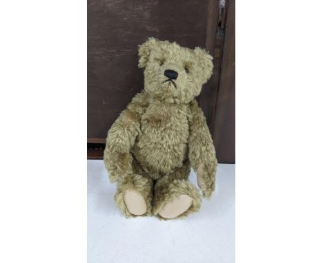 A modern replica of a Steiff bear, with button in ear, 27cm high, Location:If there is no condition report shown, please requ