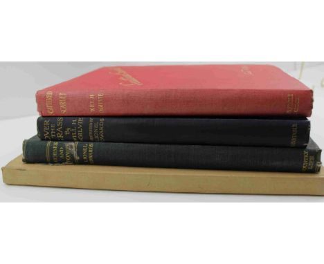 WILL H. OGILVIE "Scattered Scarlet", illus. by Lionel Edwards, Constable and Co., 1923, 1 tooled red cloth volume WILL H. OGI