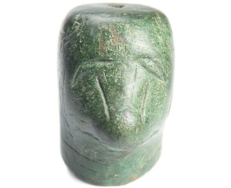 Medieval Dagger Pommel Â&nbsp;A Post Medieval copper alloy knife pommel in the form of a dog's head, a spaniel (AD1500-1600).