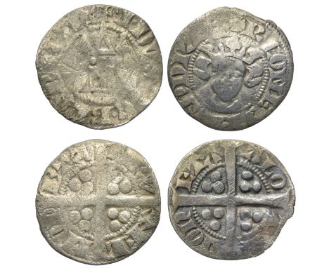 Edwardian type Continental sterlings (2). Circa 14th century AD. Robert of Bethune, 1305-22 AD. Crowned facing bust, +R COMES