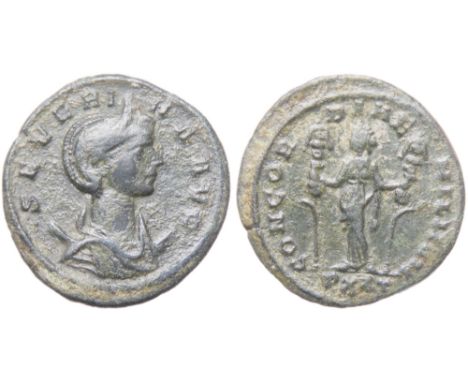 Severina, 270-275 AD. Antoninianus, Siscia mint. 274-275AD. SEVERINAEÂ&nbsp; AVG, diademed and draped bust right, set on cres
