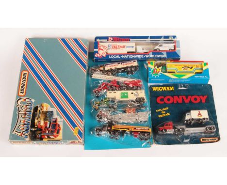 Matchbox Superfast Convoy Grouop of Harder to Find Models - (1) G-4 1983 Issue Convoy Gift Set containing Lesney England Pete
