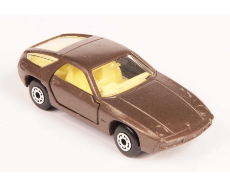 Matchbox Superfast 59d Porsche 928 FACTORY PRE-PRODUCTION COLOUR TRIAL - metallic brown body (same colour as 3c Porsche 911/9