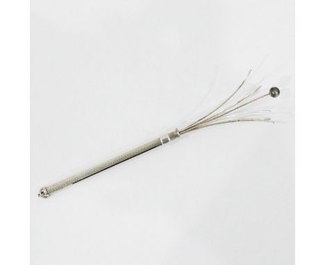 Sterling silver cocktail swizzle stick 