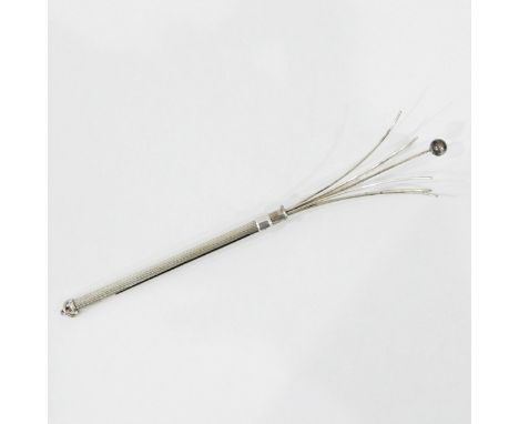 Sterling silver cocktail swizzle stick 