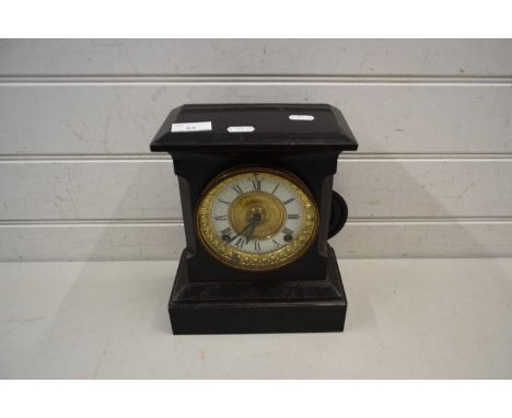 Ansonia iron cased mantel clock
