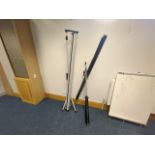 2 x Projector Screen on Tripod Stands