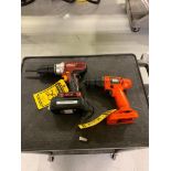 Chicago Electric 18V 1/2" Drill & Black & Decker Drill