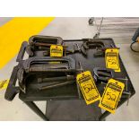 Assorted C-Clamps, 8"-2-1/2"