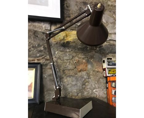 Italian angle poise lamp working order 