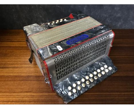 A Viceroy small accordion in silver 