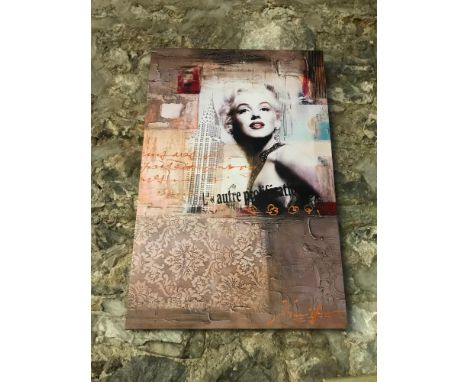 Large Marilyn Monroe canvas print 