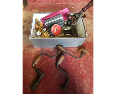A Box of vintage tools 