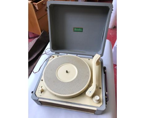 Vintage Marconiphone portable record player 