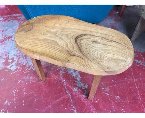 Lovely light elm wood side table. 