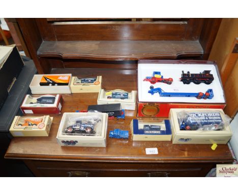 A group of Pickfords Removals related diecast commercial vehicles including Corgi; Matchbox etc