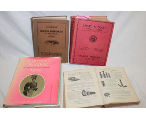 The Army and Navy Stores Limited general price list for 1937/38; a catalogue of Surgical instruments; Buck & Hickman catalogu