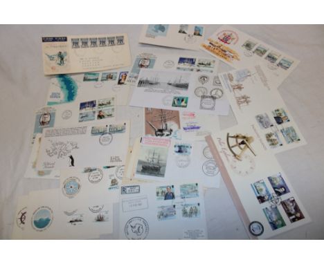 Various first day and flown covers from the Falkland Islands and Dependencies, Ross Dependency and Antarctic Territory etc.