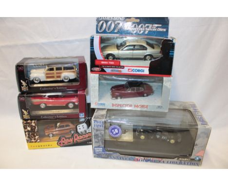 A Corgi James Bond 007 "Tomorrow Never Dies" BMW, mint in original box; Solido 50th Anniversary of the Liberation of France b