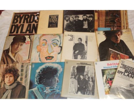 Various LP records - Bob Dylan and related records