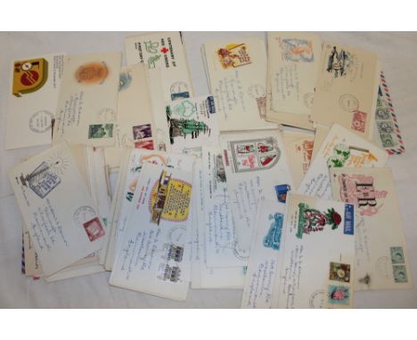 Approximately 90 various Australian first day covers and airmail covers
