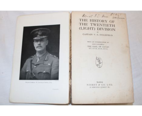Inglefield (V. E.) The History of the Twentieth Light Division, 1 vol. 1921