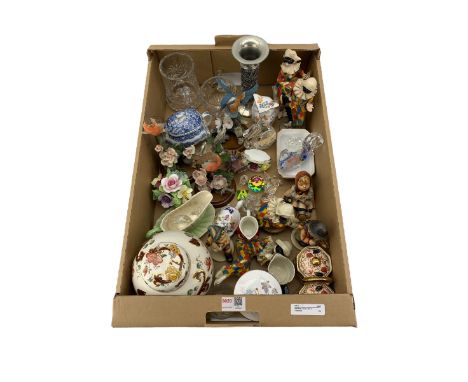 Ceramics, glass wares and miscellaneous collectibles, including Goebel figures, Country Artists birds, Swarovski ornaments et