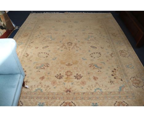 A Pakistan cream ground carpet, 310cm x 250cm