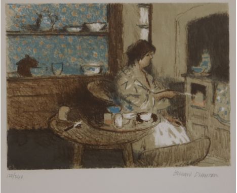A Bernard Dunstan limited edition print 49 x 62cm