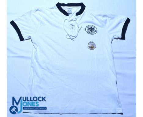 1954-1956 Germany FC Home football shirt and medal. Shirt by DFB 2008 - Size M, white, short sleeves, includes a replica meda