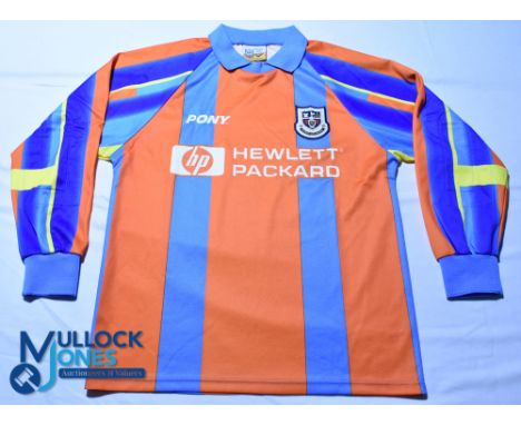 Tottenham Hotspur FC Goalkeeper Shirt 1997-1999 - Pony / Hewlett Packard, Size S, multi-coloured, long sleeves, G