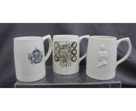 Keith Murray for Wedgwood - A beer tankard produced to commemorate the first firing biscuit and glost through Wedgwood brown 