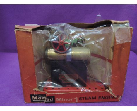 A Mamod Minor 1 Live Steam Engine in original box 