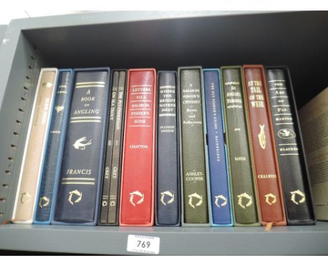 Fishing Books. A half shelf, The Flyfisher's Classic Library. All in slipcases. Includes: Ashley-Cooper, J. - A Salmon Fisher