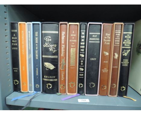 Fishing Books. A half shelf, The Flyfisher's Classic Library. All in slipcases. Includes: Lockhart - My Rod My Comfort (1999)