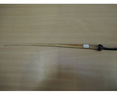 A swagger stick possibly made of Baleen (whale bone) 19inch in length