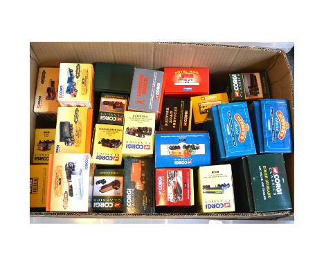 Corgi Classics and other series models, twenty-three including ref 97369 AEC truck and trailer 'Eddie Stobart'; 52301 Mack B 