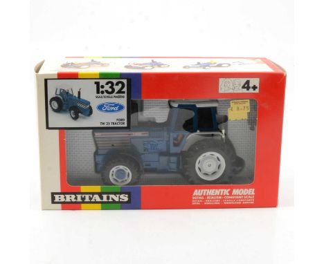 Britains Farm toy, ref 9508 Ford TW 25 tractor, boxed.