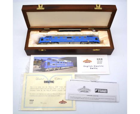 Bachmann OO gauge model railway locomotive, English electric 'Deltic', limited edition 274/300, with NRM National Railway Mus