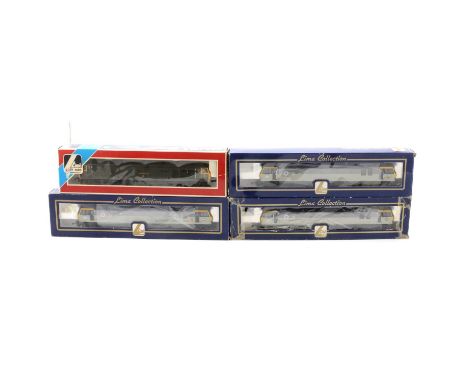 Lima OO gauge model railway diesel locomotives, four including ref 205140 'Sir Edward Elgar'; 204872 class 92015 'DH Lawrence
