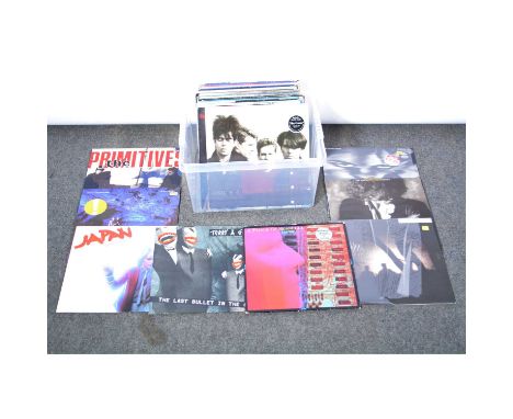 Vinyl LP and 12" single records, mostly 1980s Pop music, fifty-seven including Blondie; Morrisy; Prince; Duran Duran; The Hou