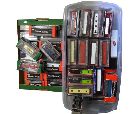 Corgi Original Omnibus Company die-cast models; forty-seven coaches and buses, all but one are boxed.