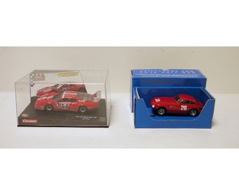 Carrera Ferrari 512 BBLM slot car in box and MMK Production 'MMK31 FER' 166mm TDF 1953 in box (2) 