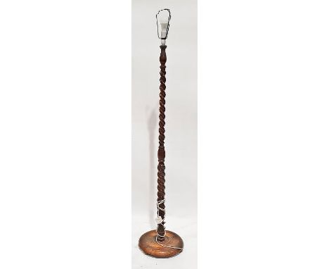 Wrought iron standard lamp
