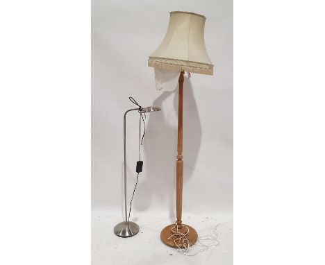 Modern standard lamp, together with one further lamp (2)