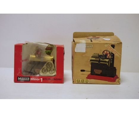 Mamod Minor 1 steam engine, boxed (box damaged), and a Momod steam engine, boxed (2)&nbsp;