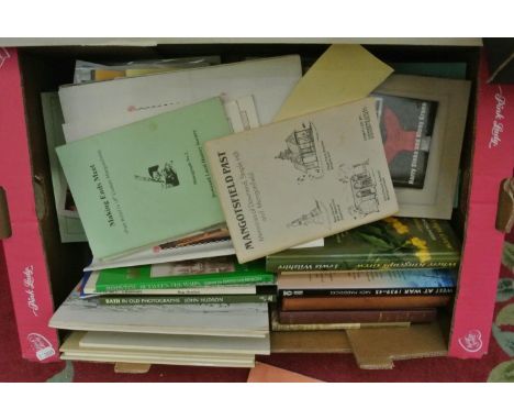 An extensive collection of topographical books about Chipping Sodbury, Yate, Kingswood, Wick, etc, (one shelf)