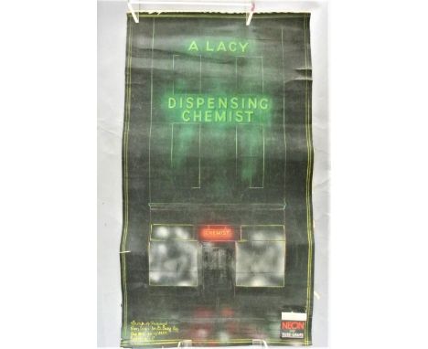 A collection of items relating to a commission for Maple &amp; Co, Tottenham Court Road, London of a proposed neon sign, incl