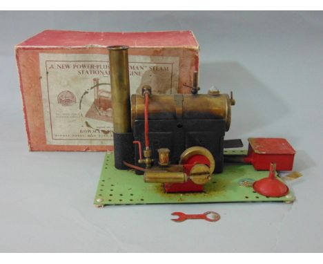 'Bowman' Steam Stationary Engine, (Love Steam model) in original box (not tested) 